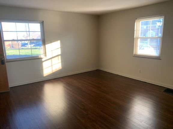 Living Room. Finished Hardwood floors throughout.