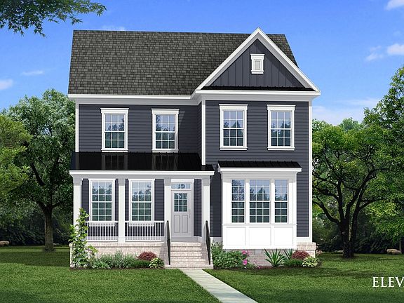 Loch Raven Exterior Rendering of Elevation 2 at Greenleigh Single Family Homes