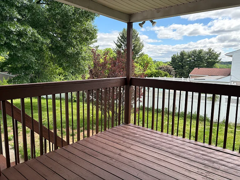 Deck off of sunroom