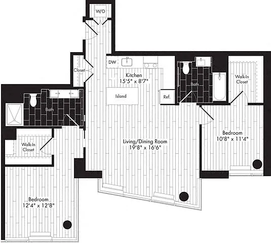 Floor plan VYV North 2C