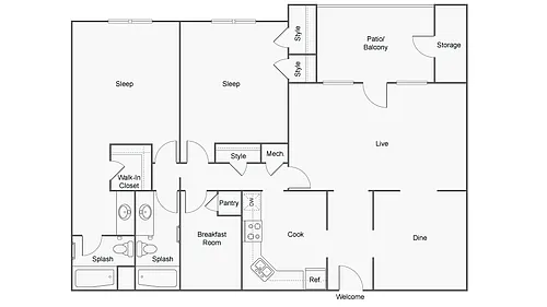 Floor plan Carnegie