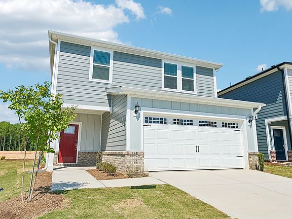 Roswell front exterior at a Meritage Homes community in Wendell, NC.