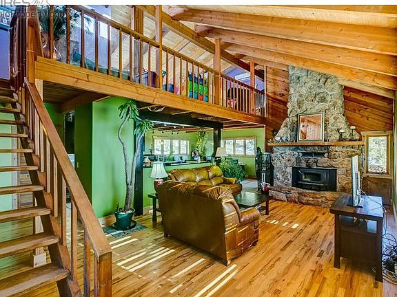 Moss Rock Fireplace