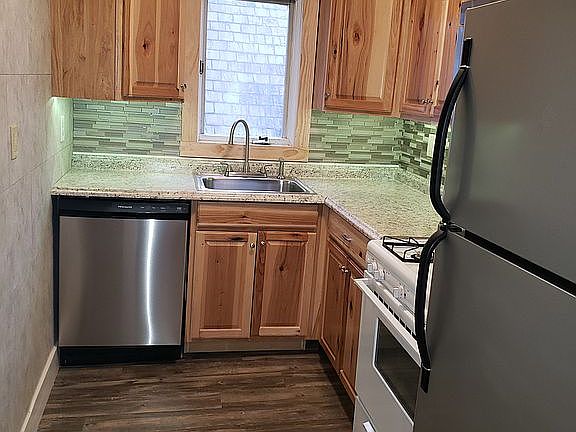 New stainless dishwasher