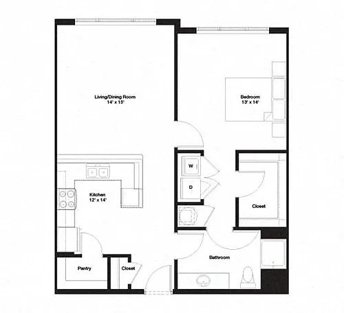 Floor plan 1G