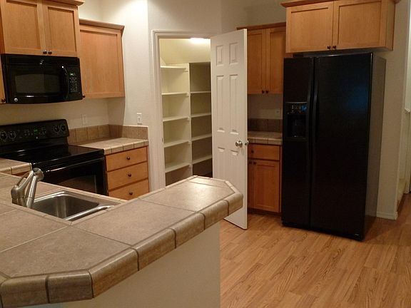 Kitchen with large walkin pantry