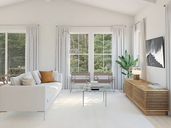 Great room with vaulted ceiling-Artist Rendering