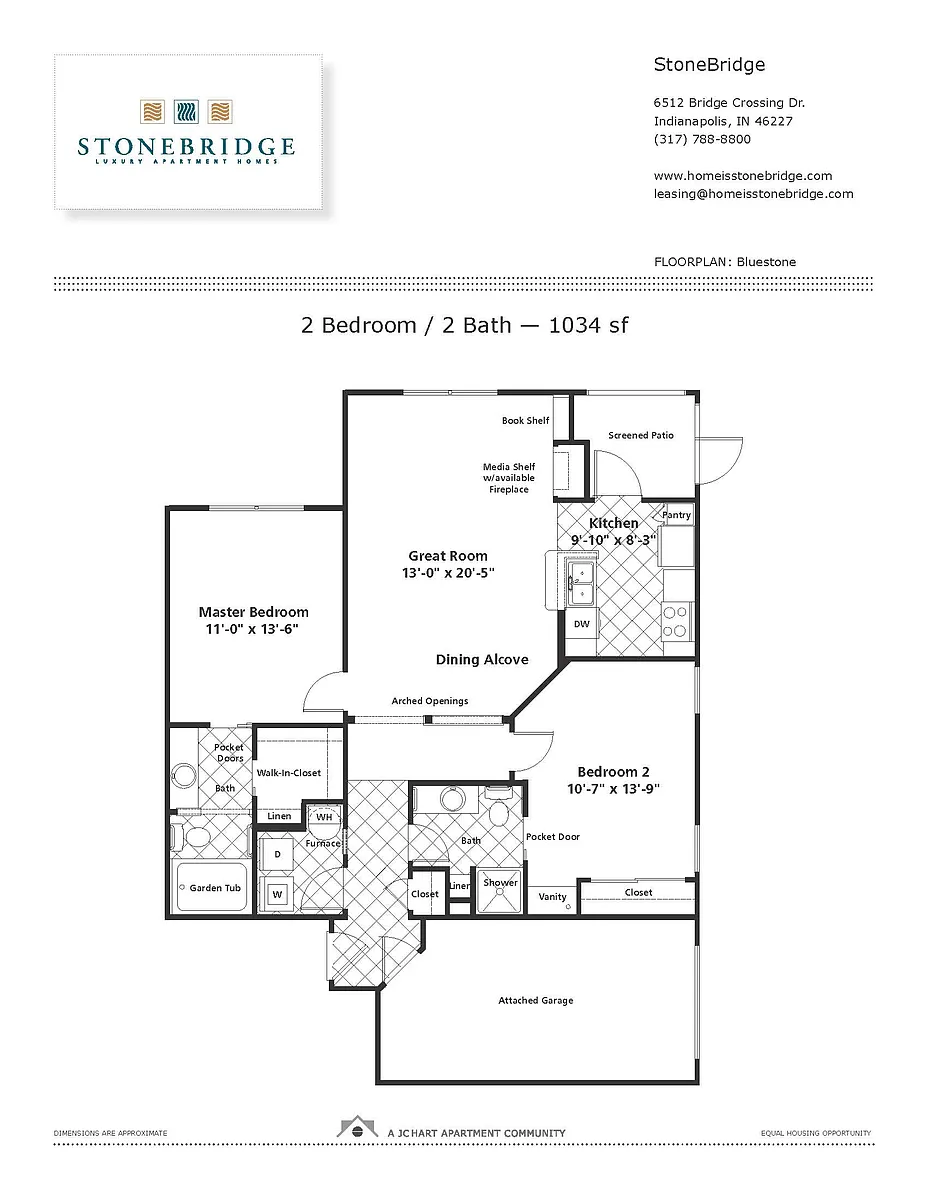 Floor plan Bluestone H 2.2