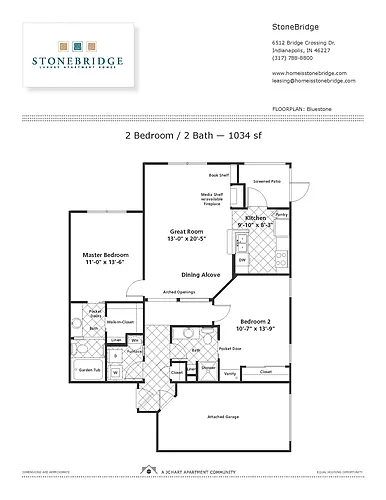 Floor plan Bluestone H 2.2
