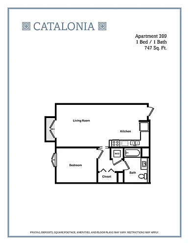 Floor plan C1 - 209
