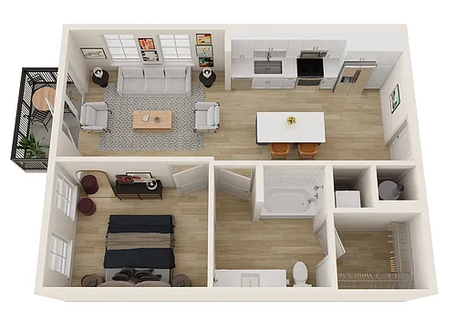 Floor plan A1B