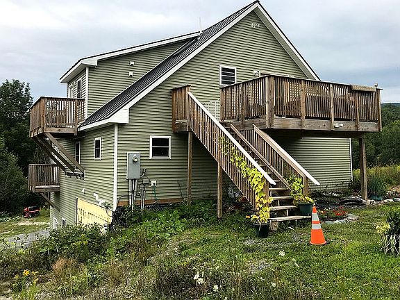 Back side - three story home