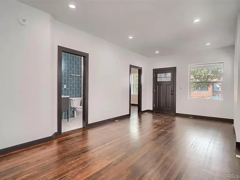Living space after entring from main entrance. with 1/2 bath.