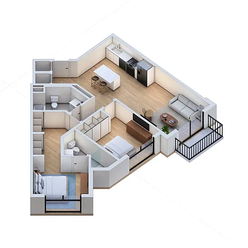 Floor plan B2
