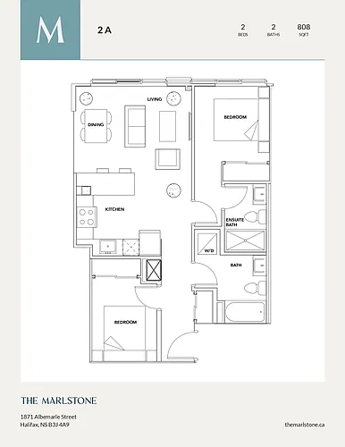 Floor plan 2 Bedroom