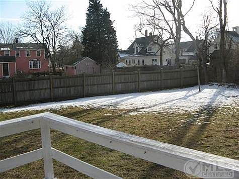 Large back yard, shot from deck