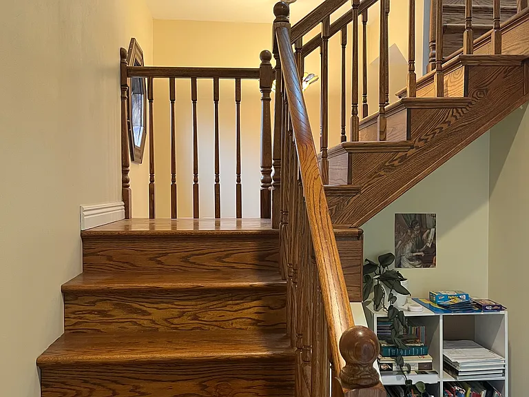 Interior stairs from 2nd to 3rd floors