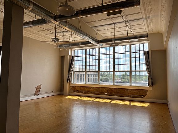 This is the living / bedroom area of a standard unit