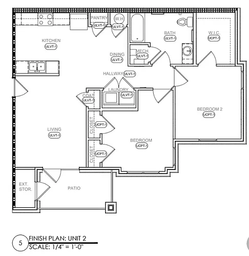 Floor plan 2 Bedroom
