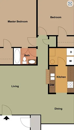 Floor plan 2BR