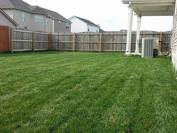 Fence has been painted