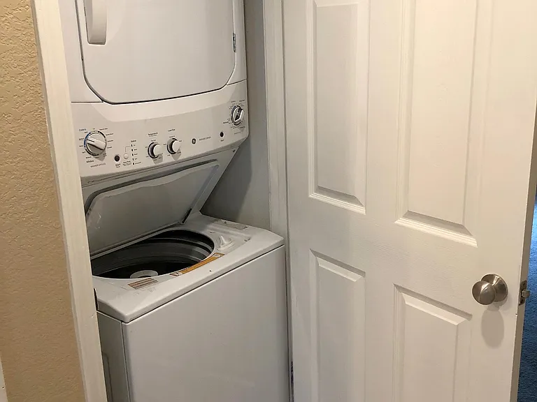 Washer and Dryer provided.