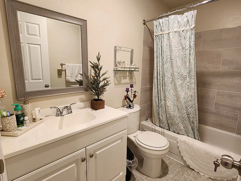 Upstairs restroom