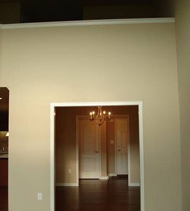 View into dining room