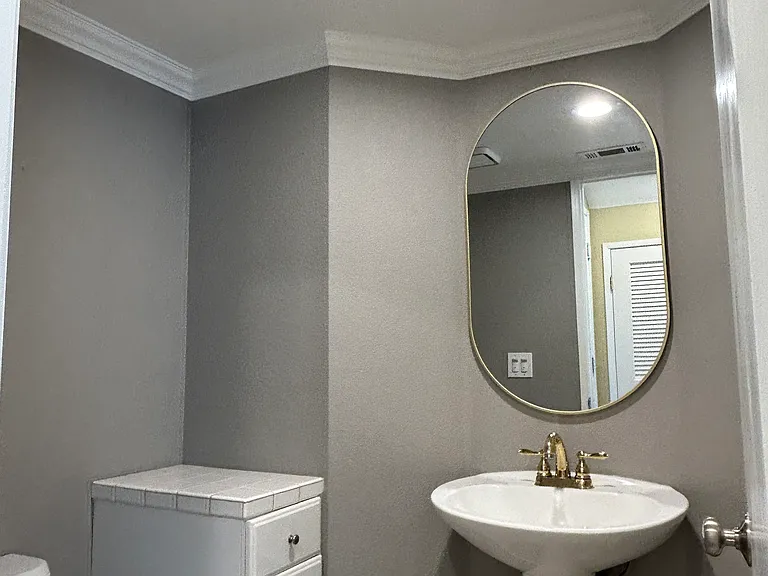 Downstairs half bath.