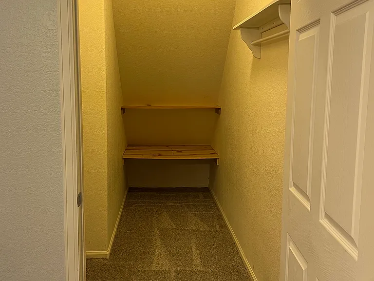 Extra storage room.