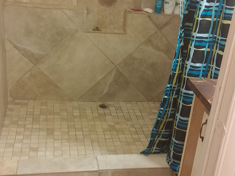 Master shower 