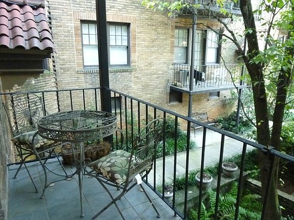 Dining & relaxing on your terrace with best view, overlooks lush landscaped and well maintained courtyard with two water features.