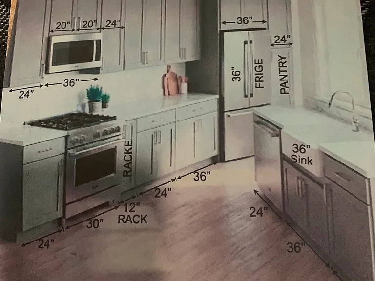 Beautiful custom shaker cabinets and new stainless steel appliances - 90% complete