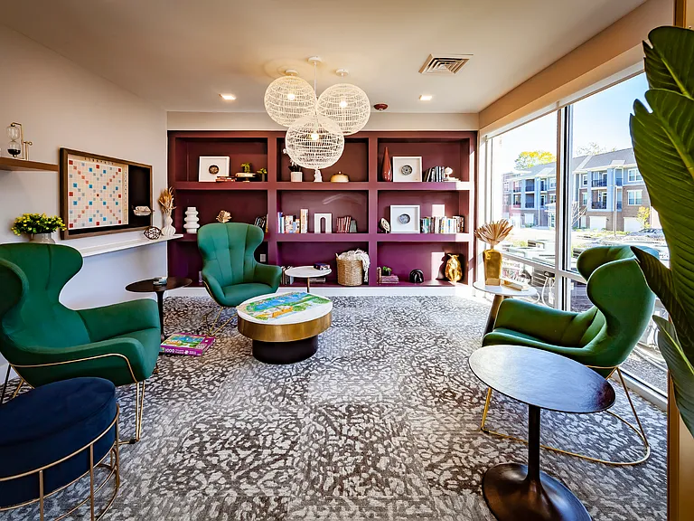 Clubhouse Reading and Game Room