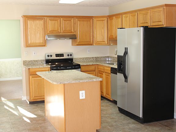 Kitchen open to Family room
