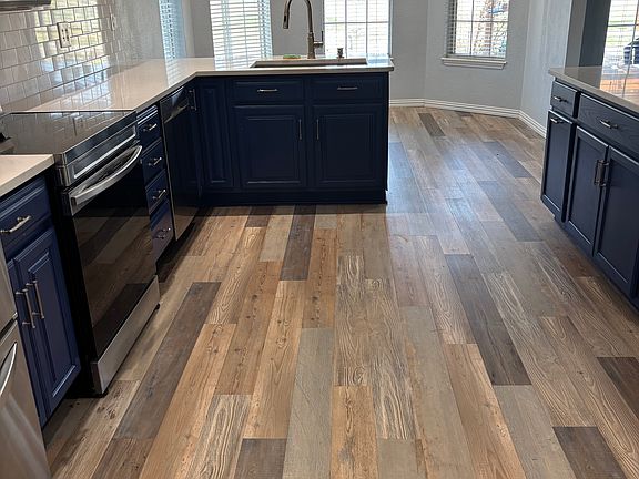 Beautiful, spacious kitchen with dining room. Open floor plan