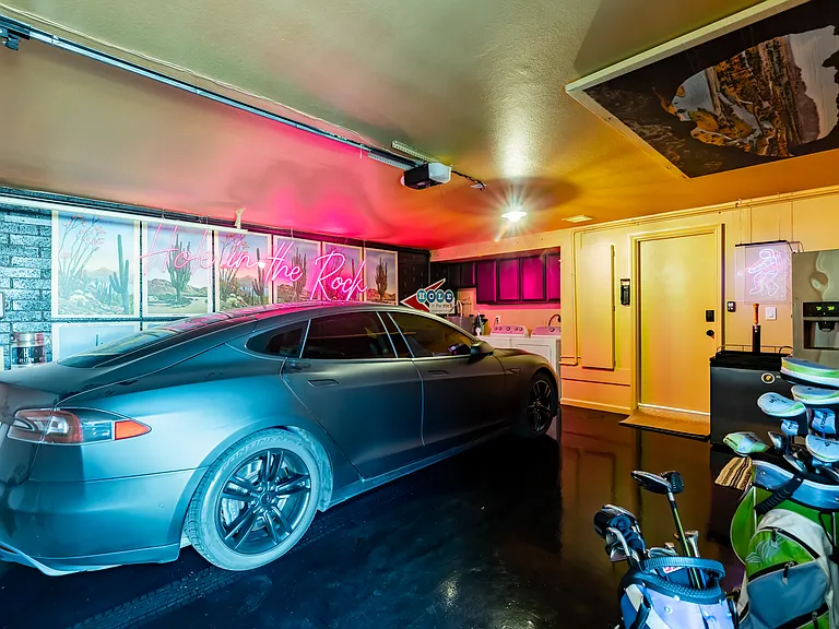Garage, access is off the kitchen.