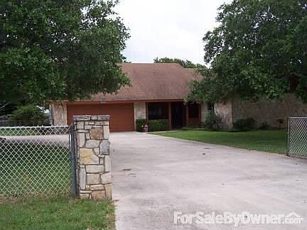 from the driveway
