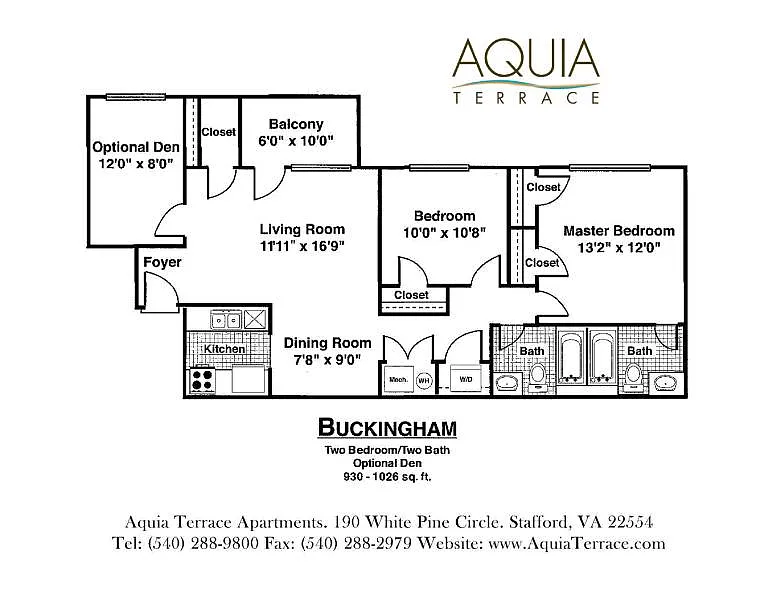Floor plan The Buckingham