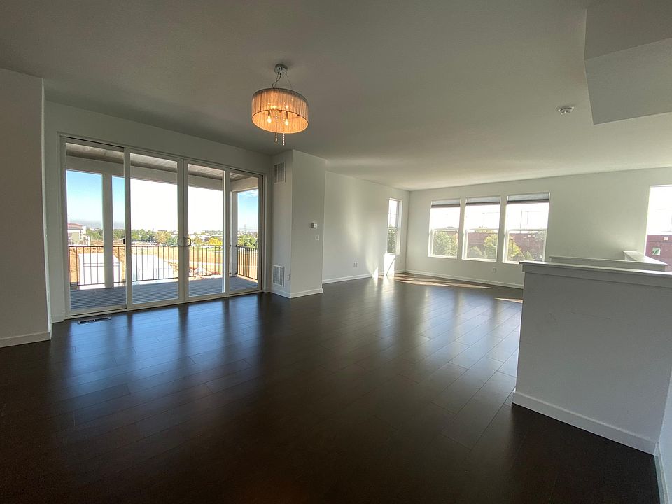 Open floor plan -- Dining and living areas.