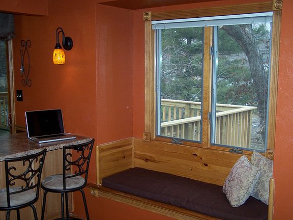 Kitchen With Window Seat