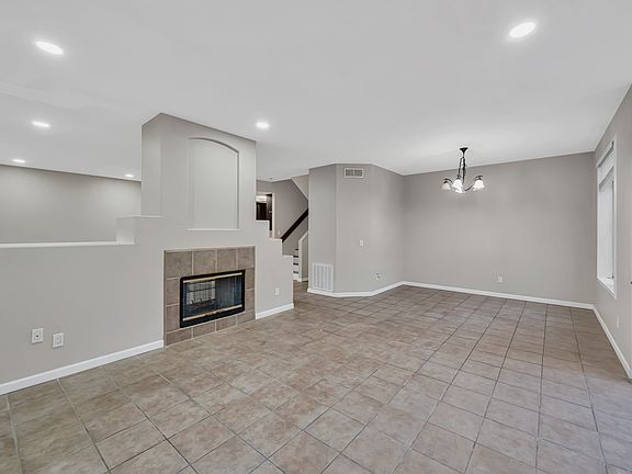 Formal Living Room with Chandelier