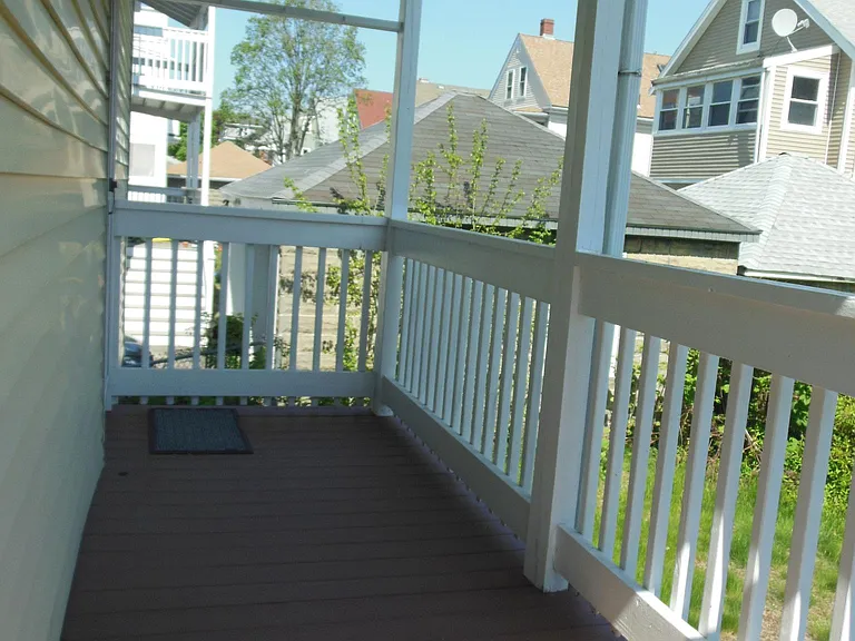 Rear porch