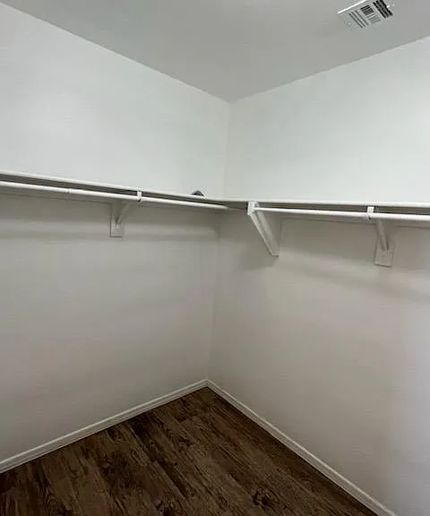 Master walk-in closet.