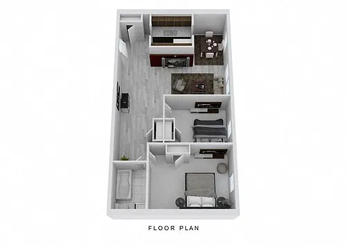 Floor plan 2 Bedroom