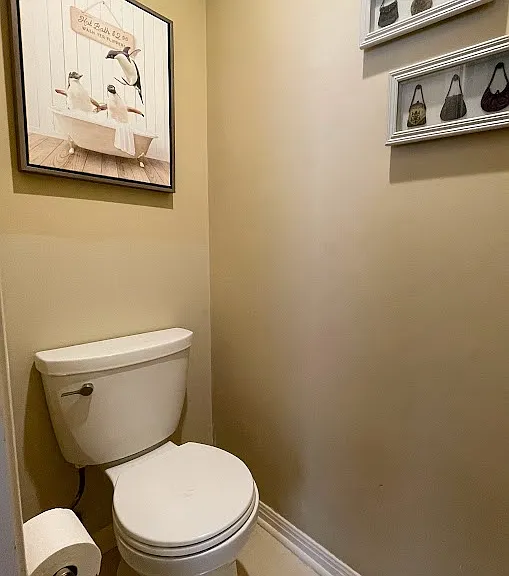 The Master Bathroom features a potty room.