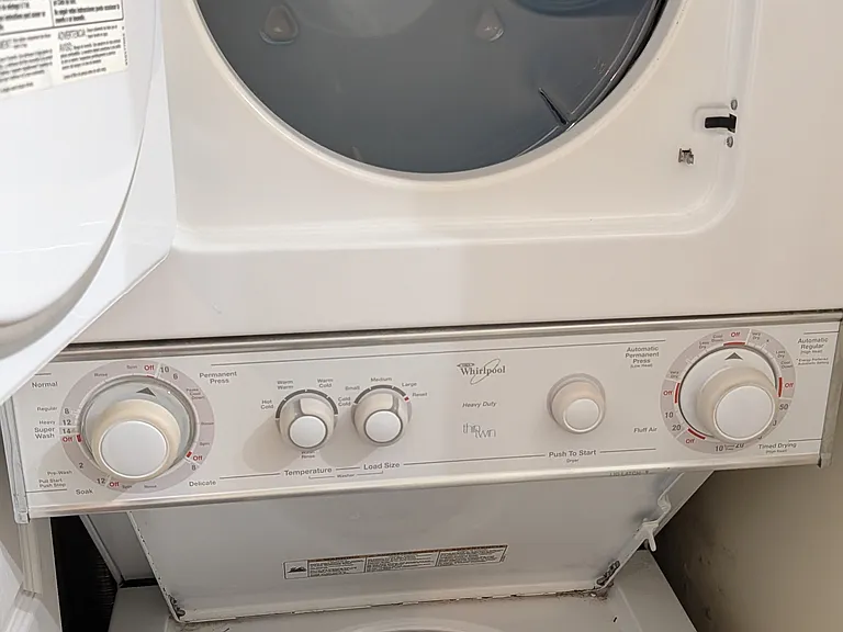 Washer/Dryer in Bathroom Closet