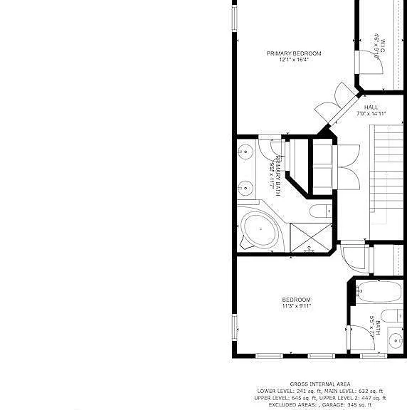 Second Level Floorplan