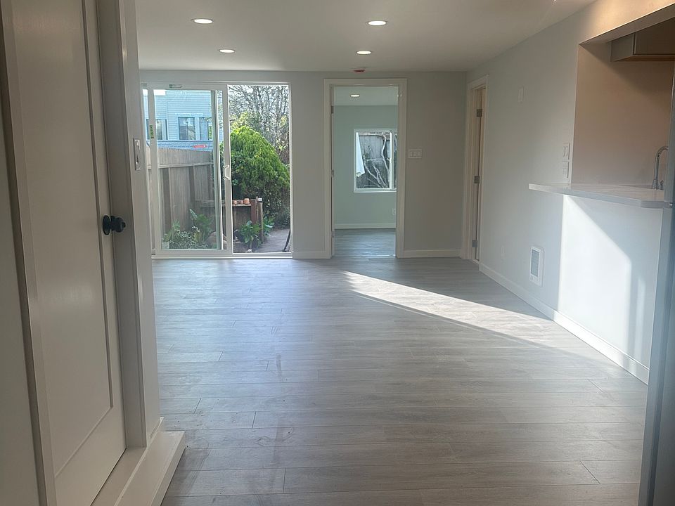 View from private entrance