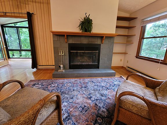 Fireplace in living room